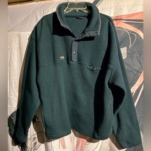 Dark Teal Fleece Pullover
